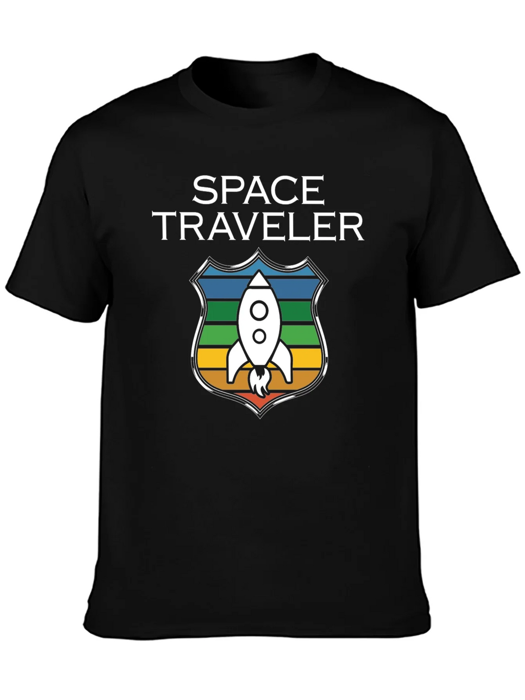 Space Traveler Graphic T-Shirt - Rocket Design product image 3