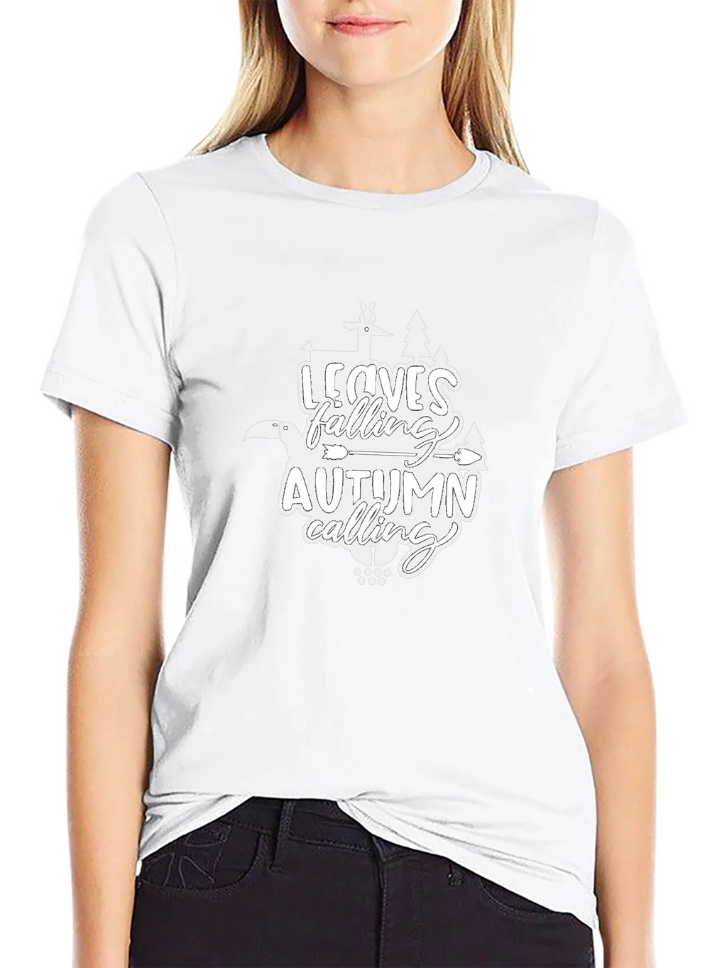 Autumn Calling Graphic T-Shirt - Black product image 8