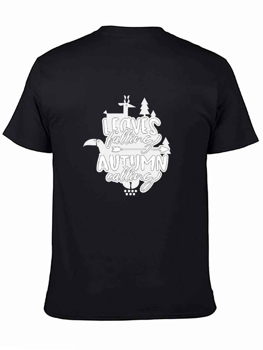 Autumn Calling Graphic T-Shirt - Black product image 4