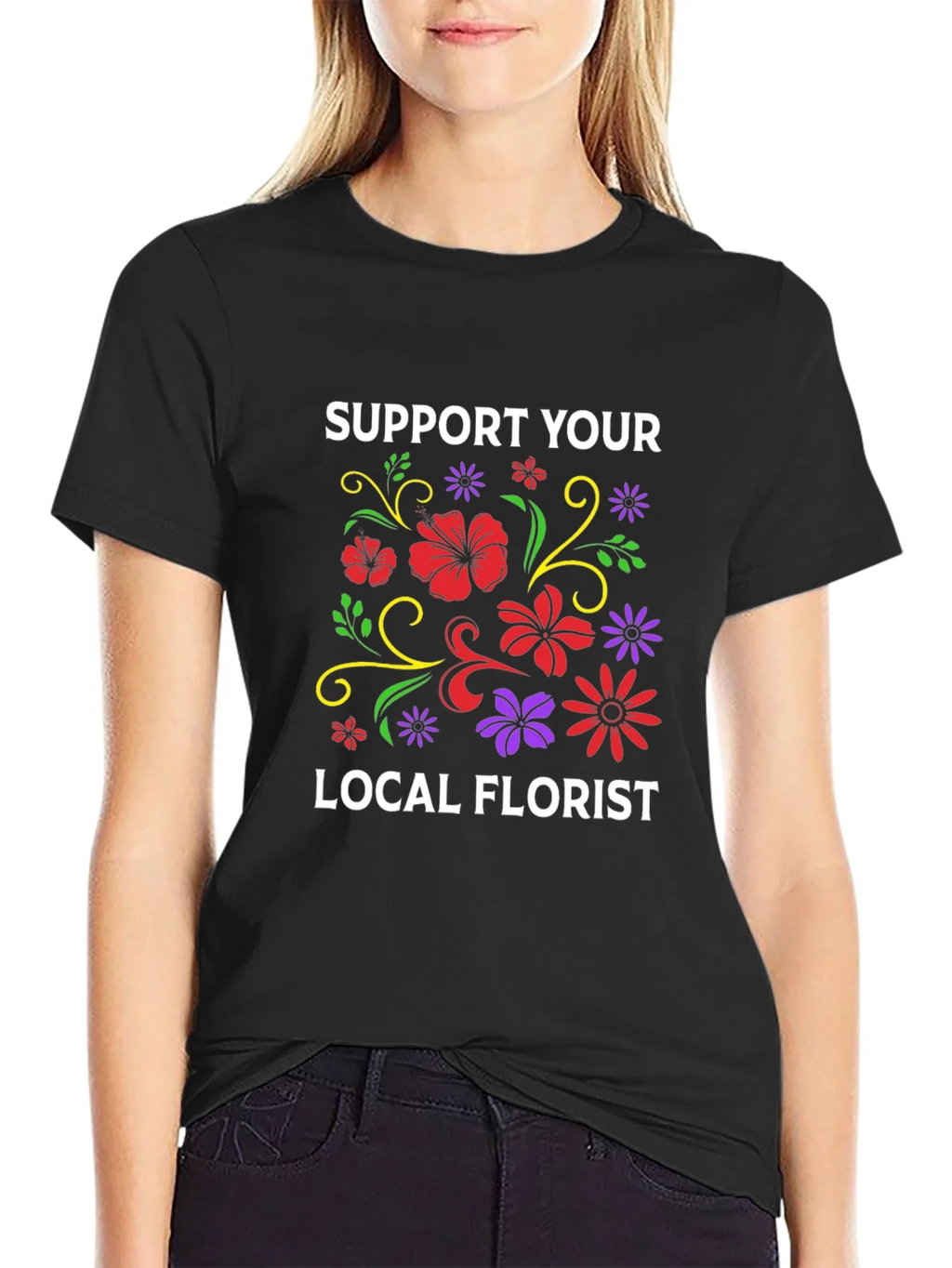 Support Your Local Florist T-Shirt product image 2