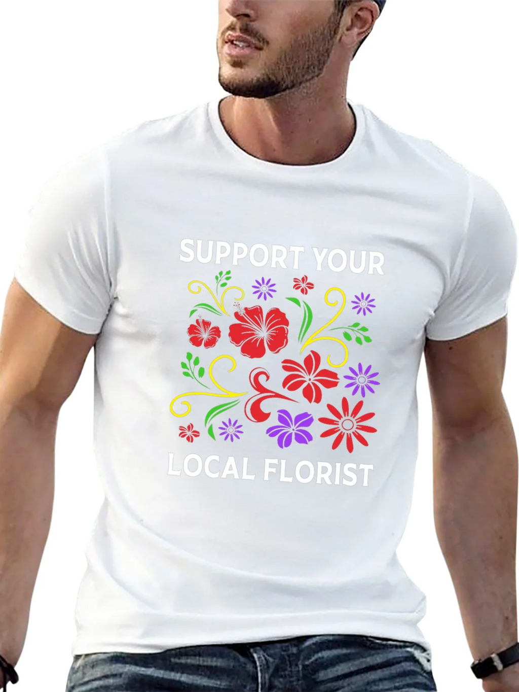 Support Your Local Florist T-Shirt product image 12