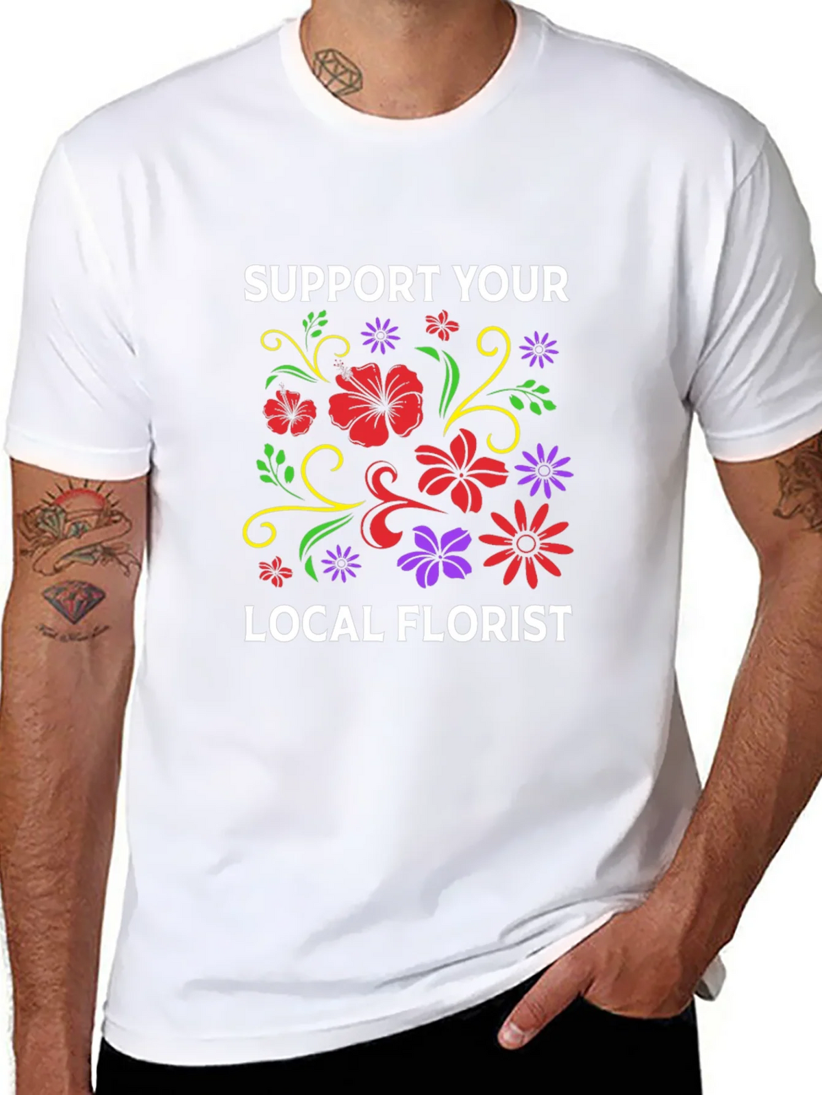Support Your Local Florist T-Shirt product image 7