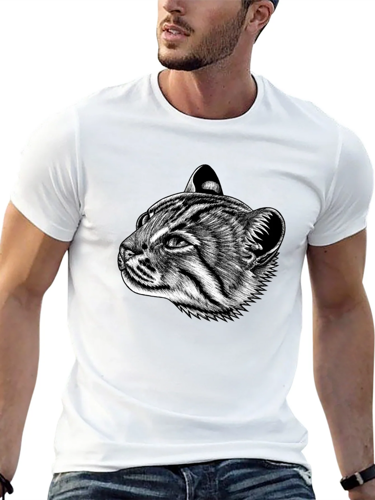 Cat Portrait Graphic T-Shirt product image 12
