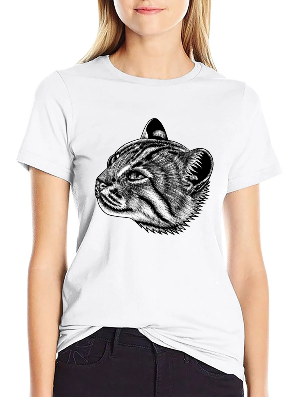 Cat Portrait Graphic T-Shirt product image 8
