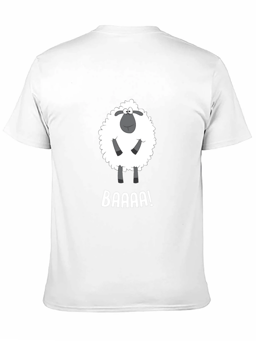 Funny Sheep BAAAA! Black T-Shirt product image 9