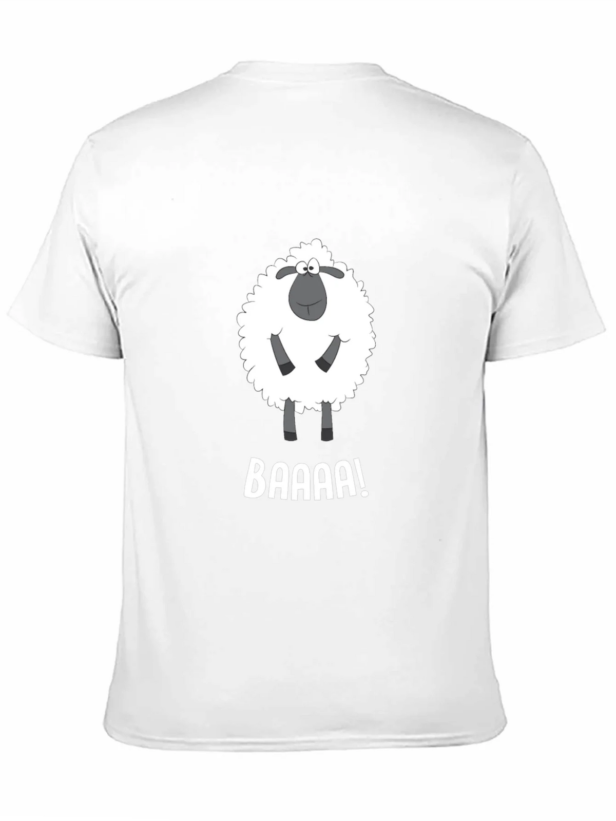 Funny Sheep BAAAA! Black T-Shirt product image 9