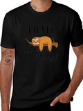 I Hate Mondays Sloth T-Shirt product image 1