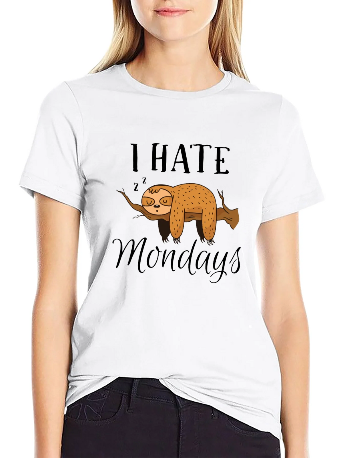 I Hate Mondays Sloth T-Shirt product image 8