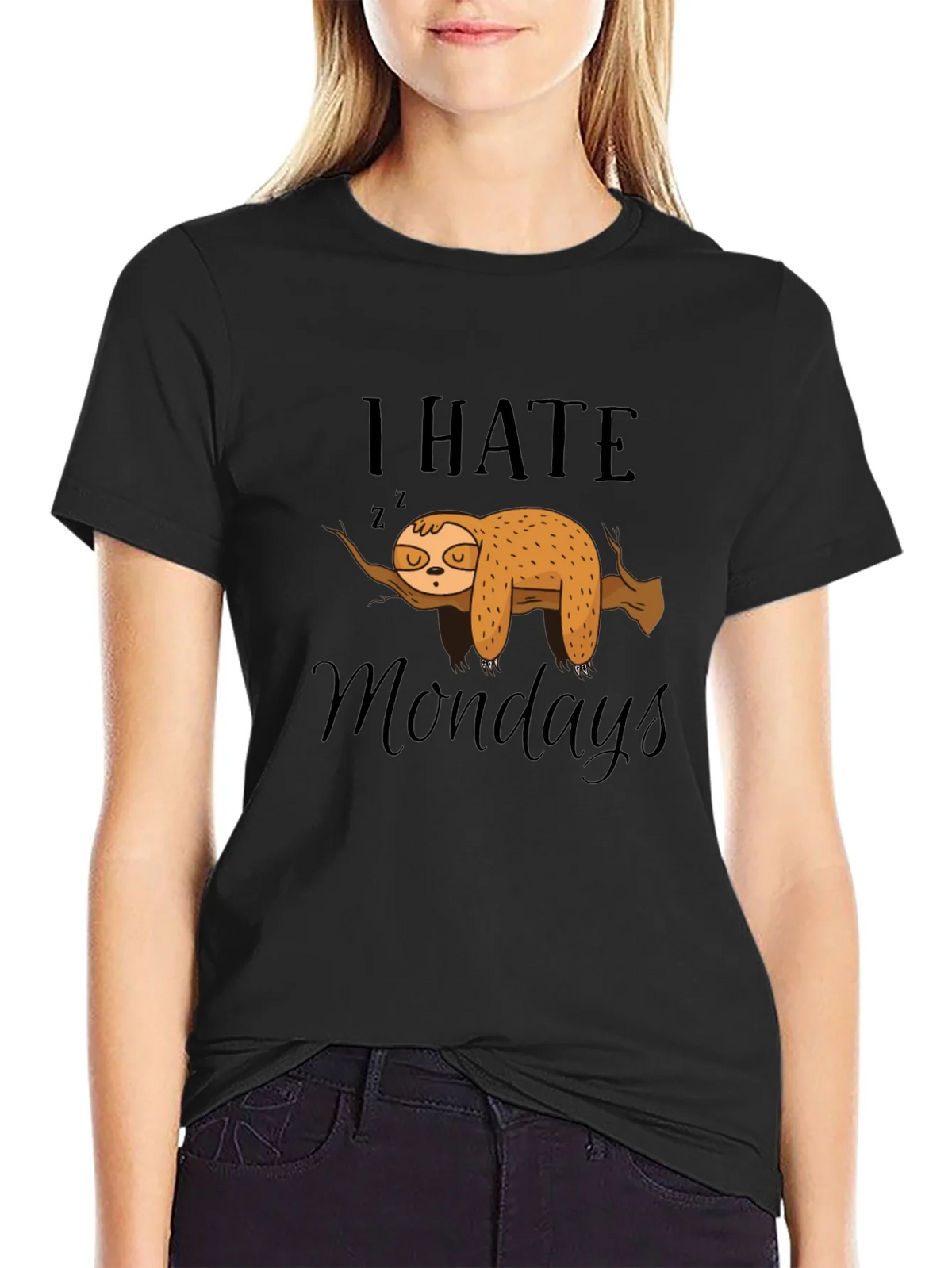I Hate Mondays Sloth T-Shirt product image 2