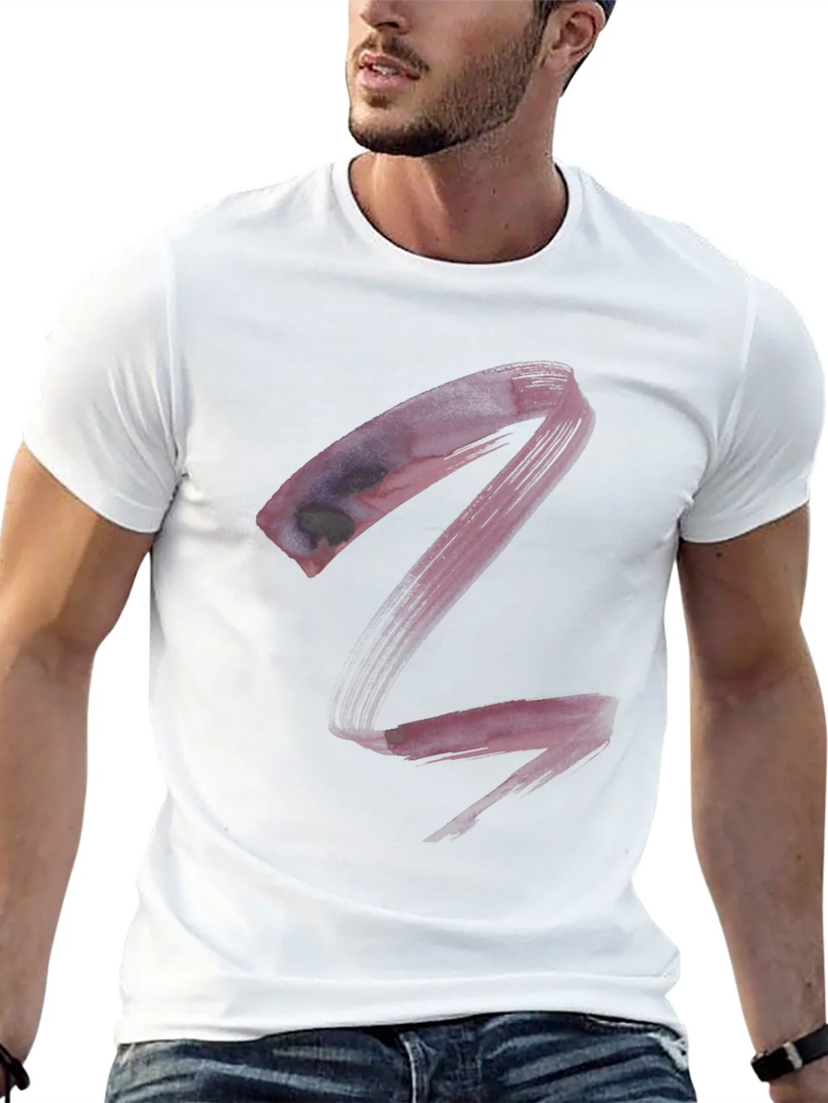 Abstract Art Black T-Shirt - Modern Casual Tee product image 12