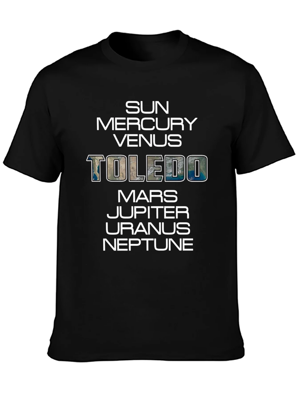 Planets Toledo Graphic T-Shirt - Mens Crew Neck Tee product image 3