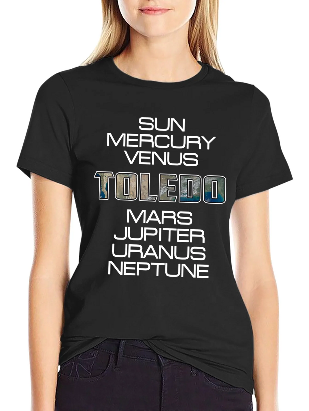 Planets Toledo Graphic T-Shirt - Mens Crew Neck Tee product image 2