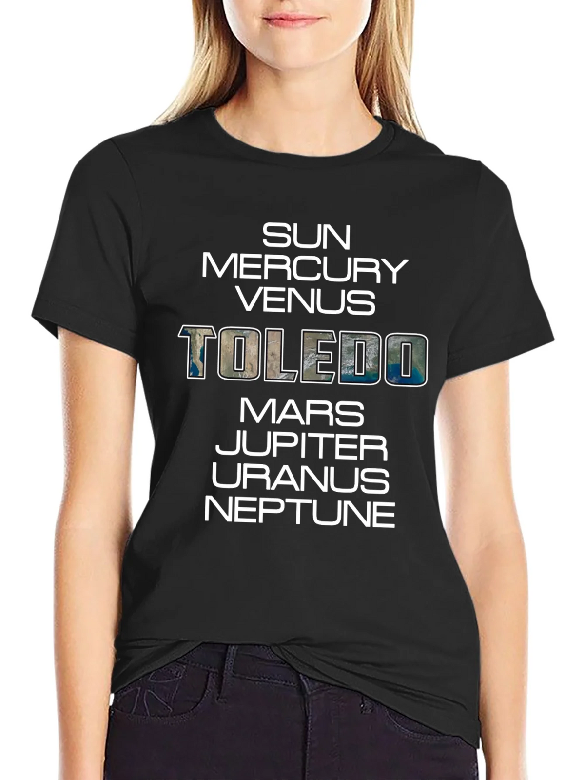 Planets Toledo Graphic T-Shirt - Mens Crew Neck Tee product image 2