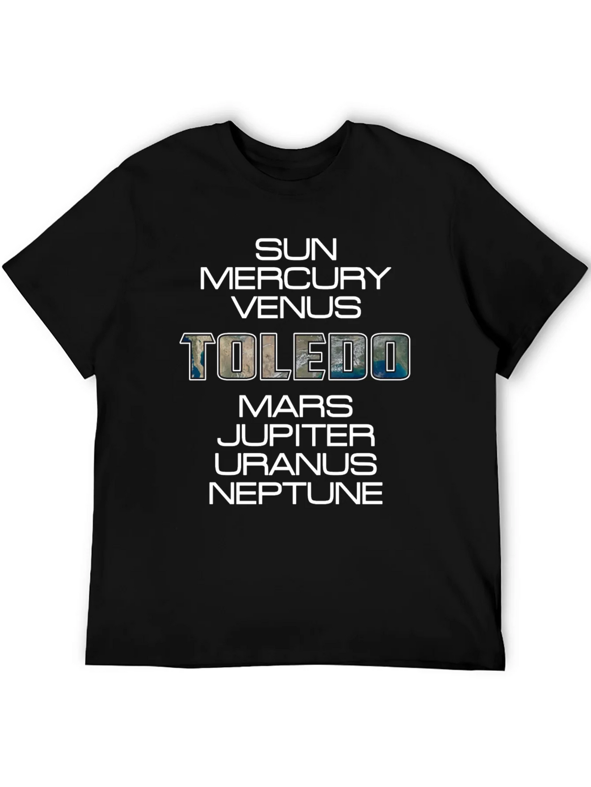Planets Toledo Graphic T-Shirt - Mens Crew Neck Tee product image 5