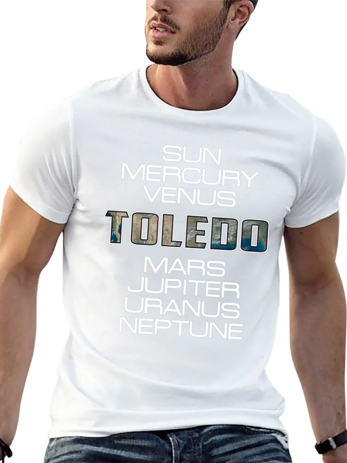 Planets Toledo Graphic T-Shirt - Mens Crew Neck Tee product image 12