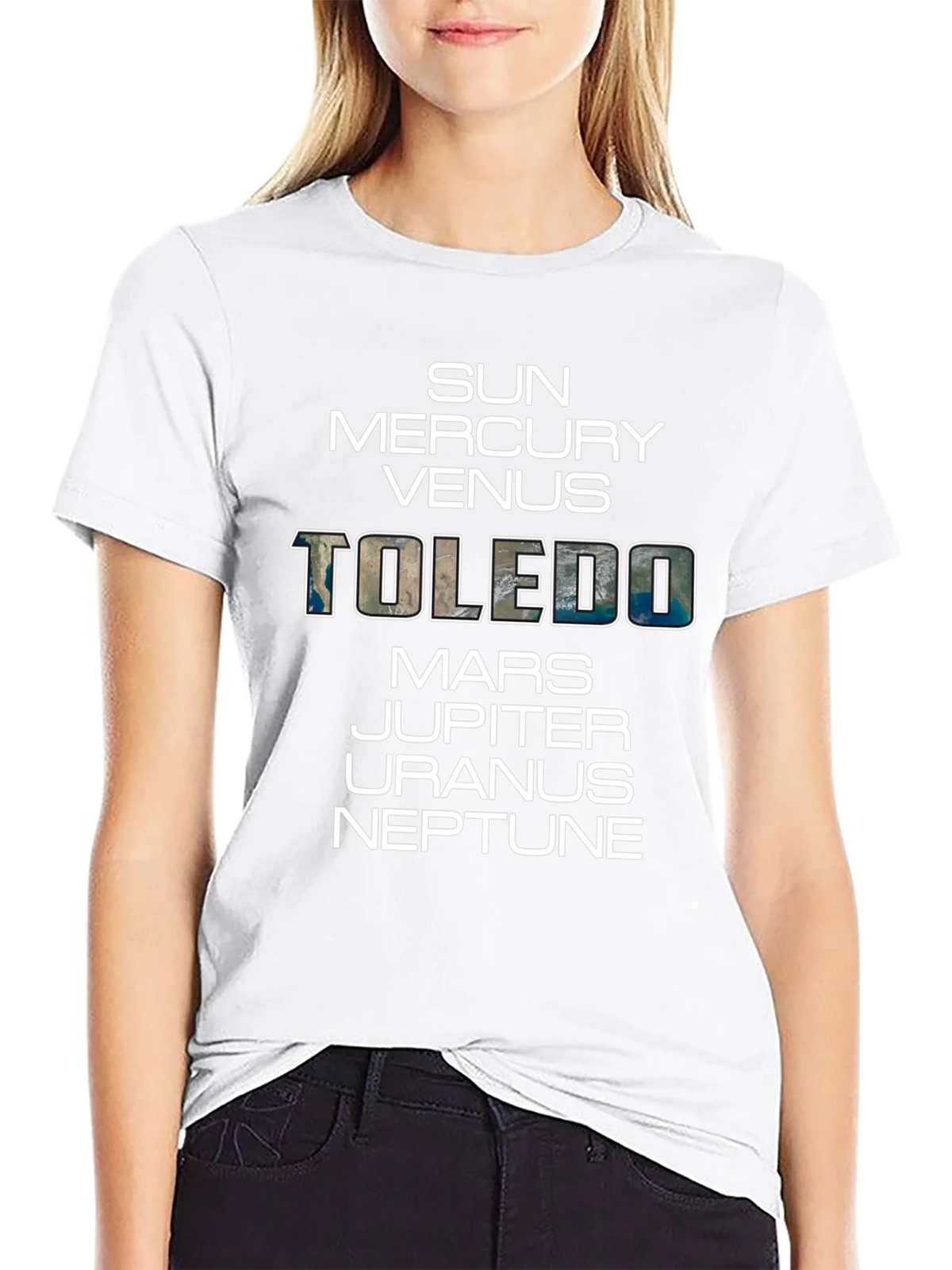 Planets Toledo Graphic T-Shirt - Mens Crew Neck Tee product image 8