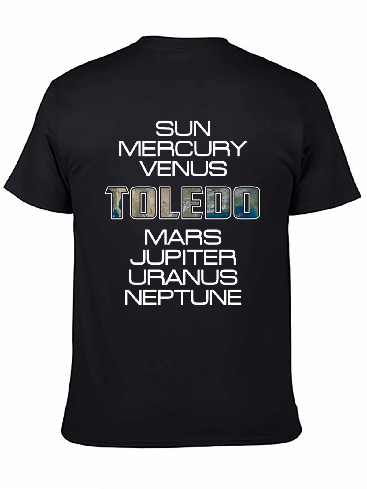 Planets Toledo Graphic T-Shirt - Mens Crew Neck Tee product image 4
