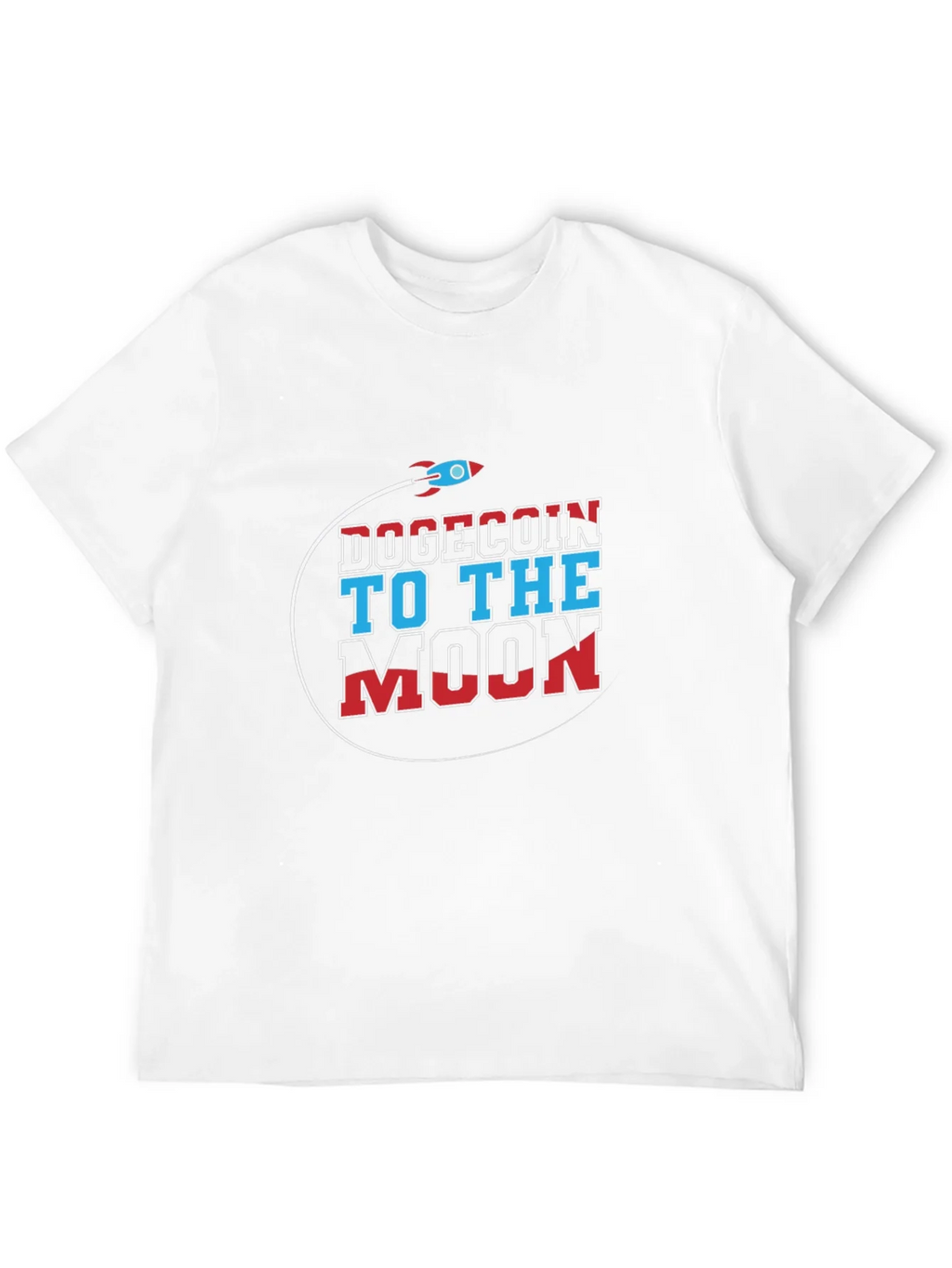 Dogecoin to the Moon Graphic T-Shirt product image 11