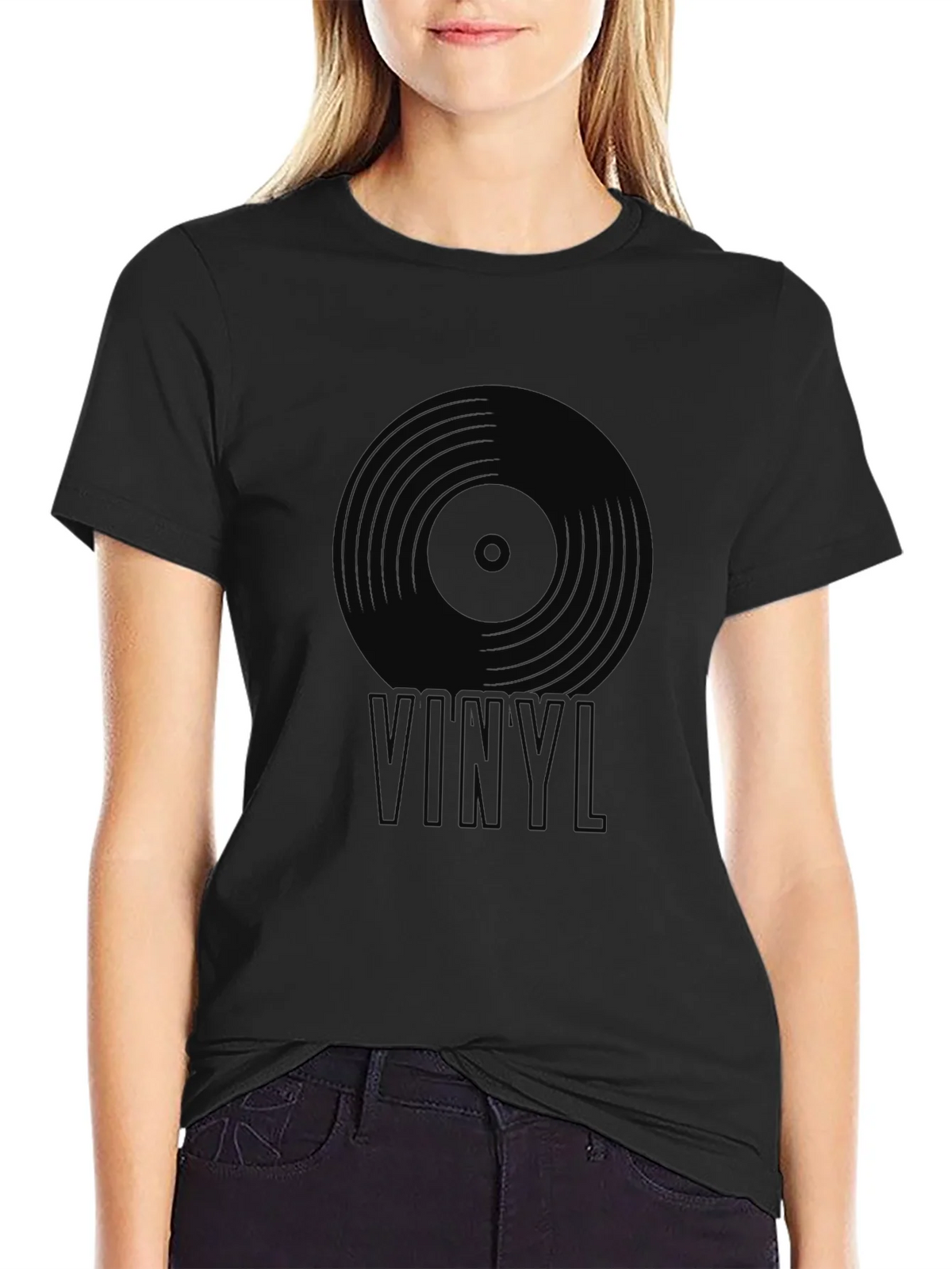 Vinyl Record Graphic Tee - Classic Music Fan Shirt product image 2