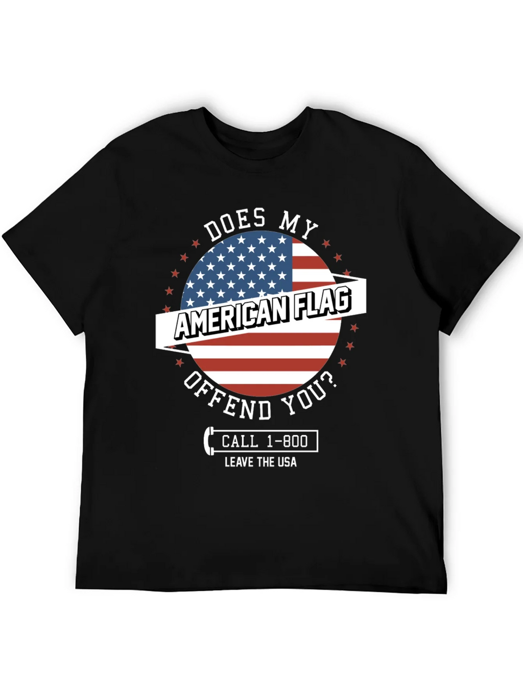 American Flag Graphic Tee - Patriotic Humor T-Shirt product image 5
