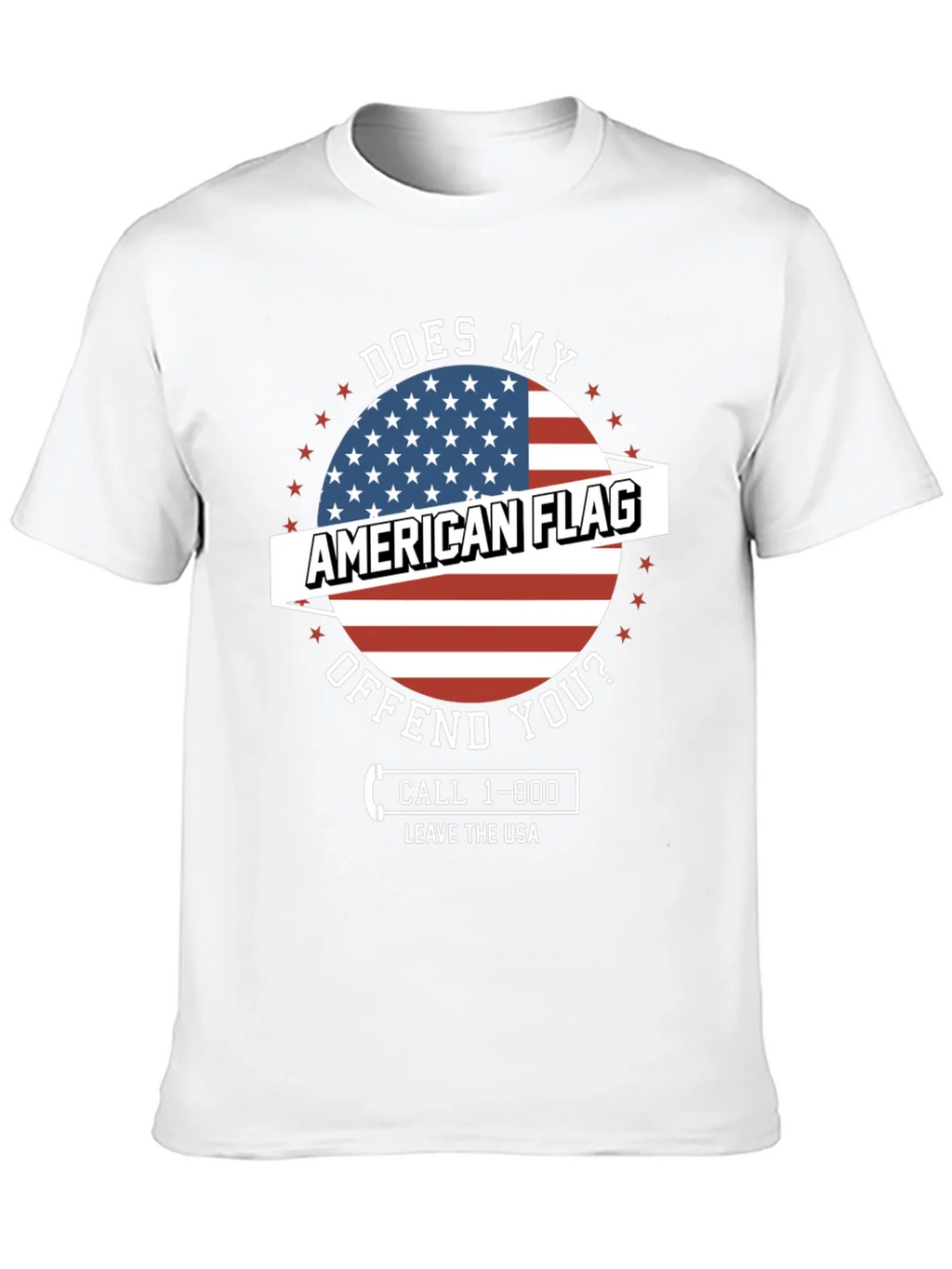 American Flag Graphic Tee - Patriotic Humor T-Shirt product image 9