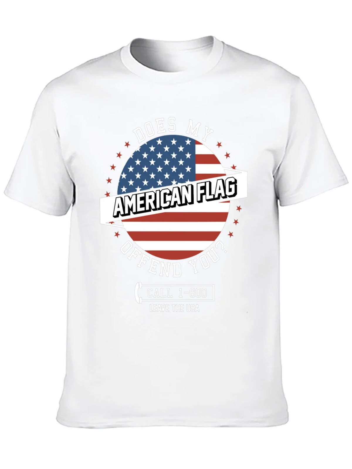 American Flag Graphic Tee - Patriotic Humor T-Shirt product image 9