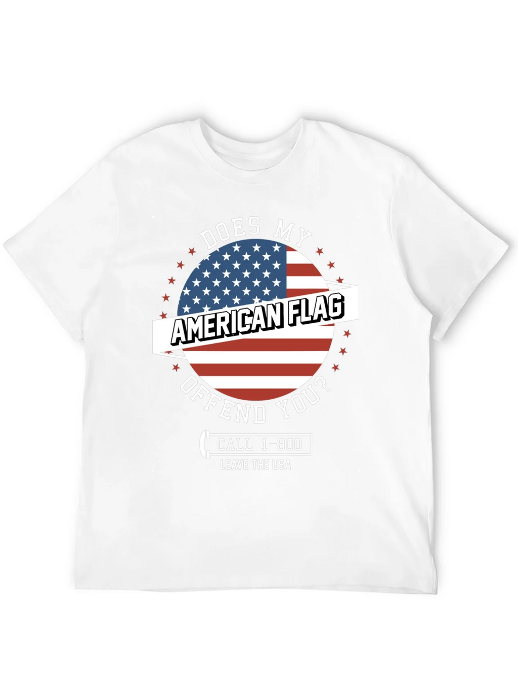 American Flag Graphic Tee - Patriotic Humor T-Shirt product image 11