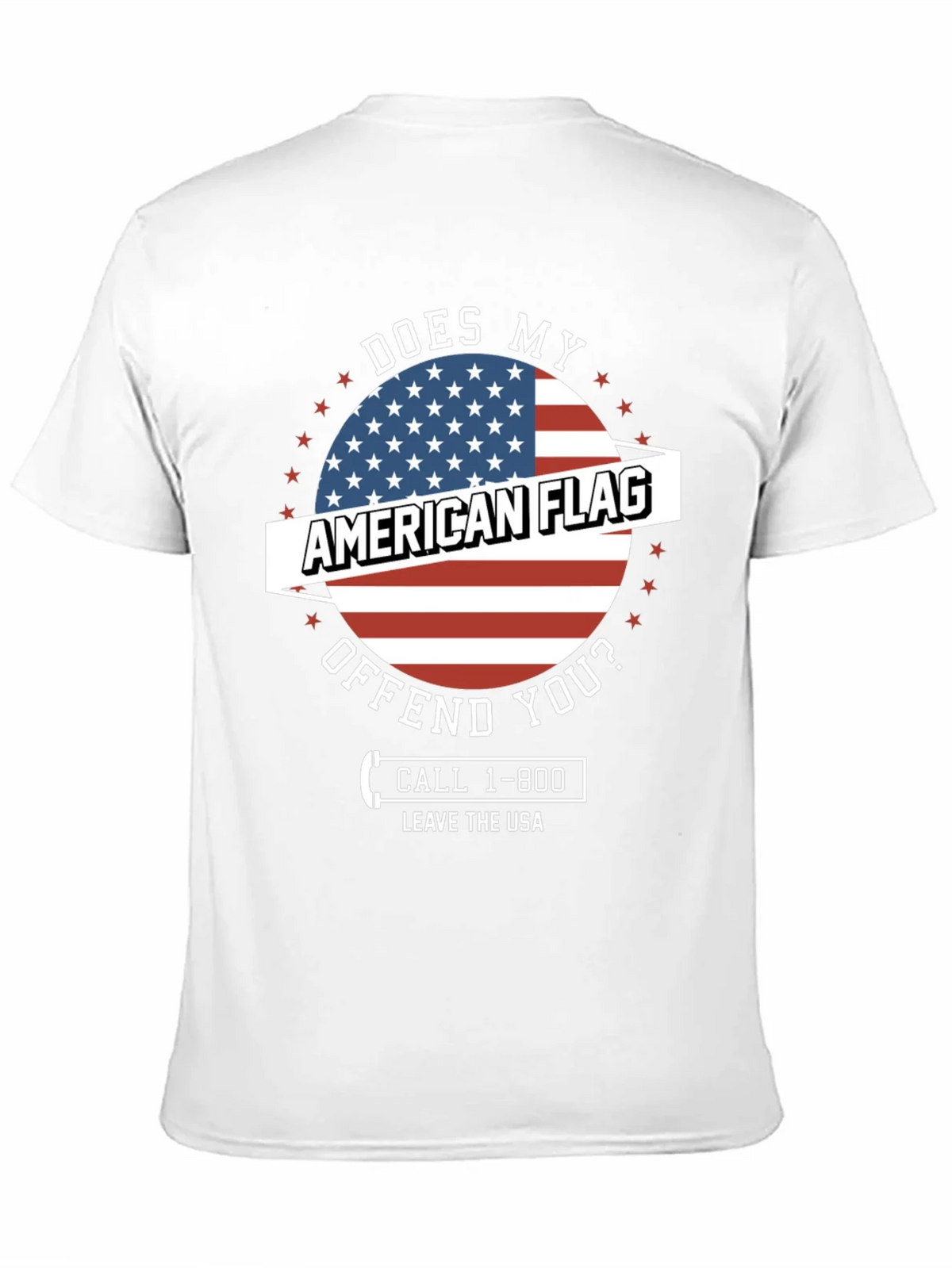 American Flag Graphic Tee - Patriotic Humor T-Shirt product image 10