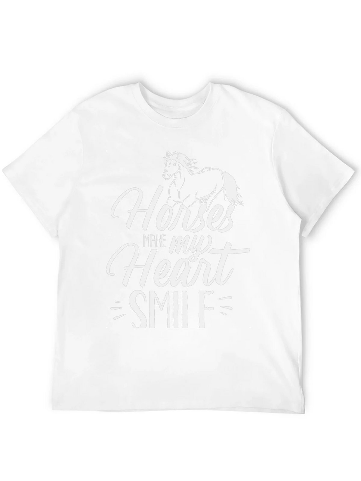Horses Make My Heart Smile Graphic Tee product image 11