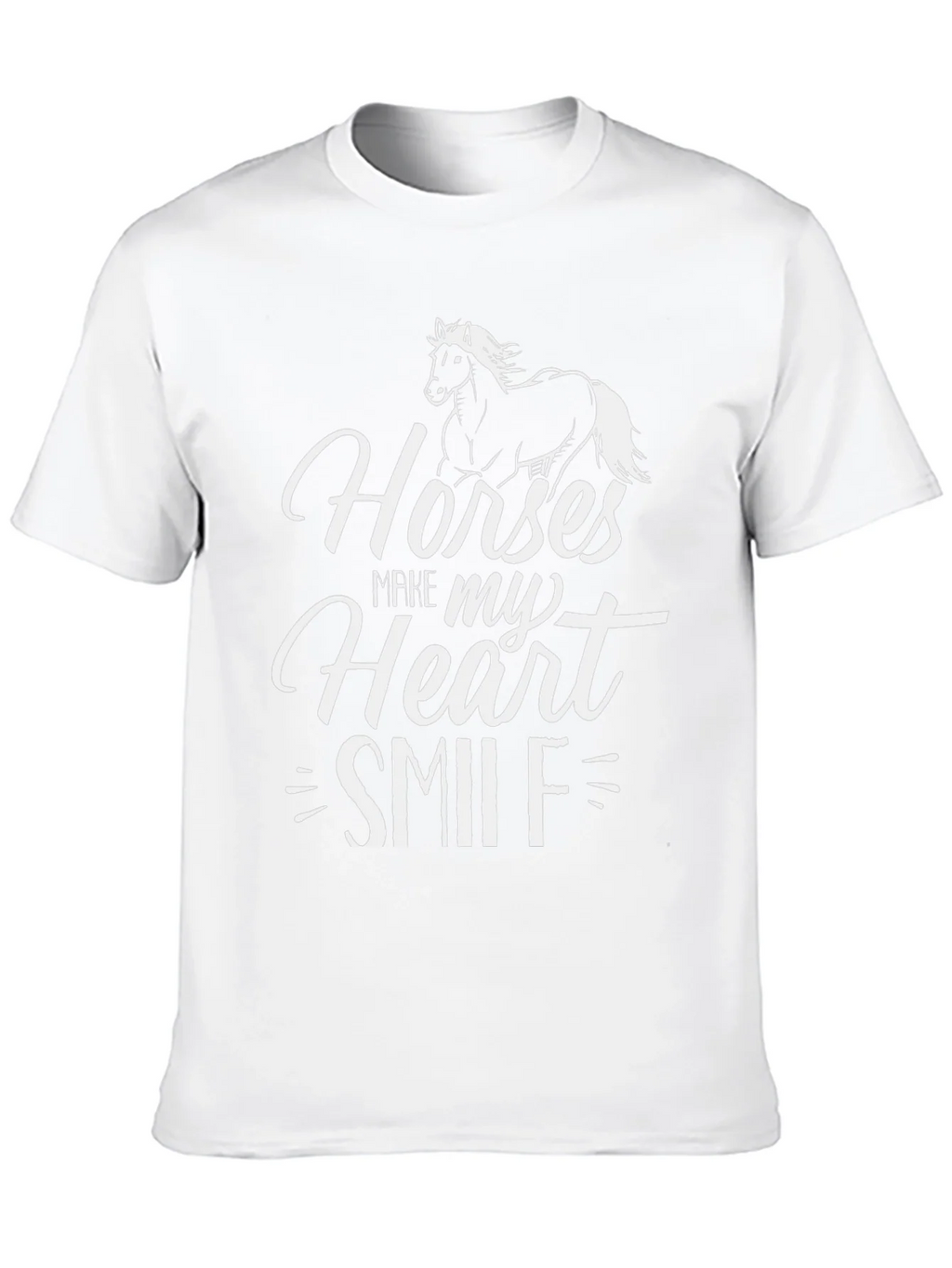 Horses Make My Heart Smile Graphic Tee product image 9