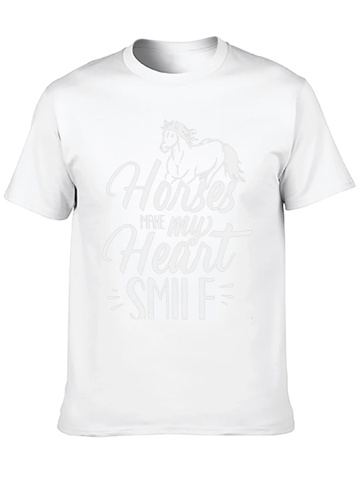 Horses Make My Heart Smile Graphic Tee product image 9