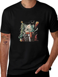 Harry Potter Christmas Cat T-Shirt product image 1