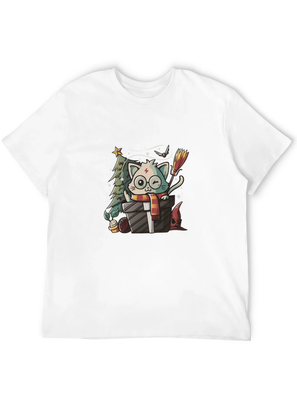 Harry Potter Christmas Cat T-Shirt product image 11