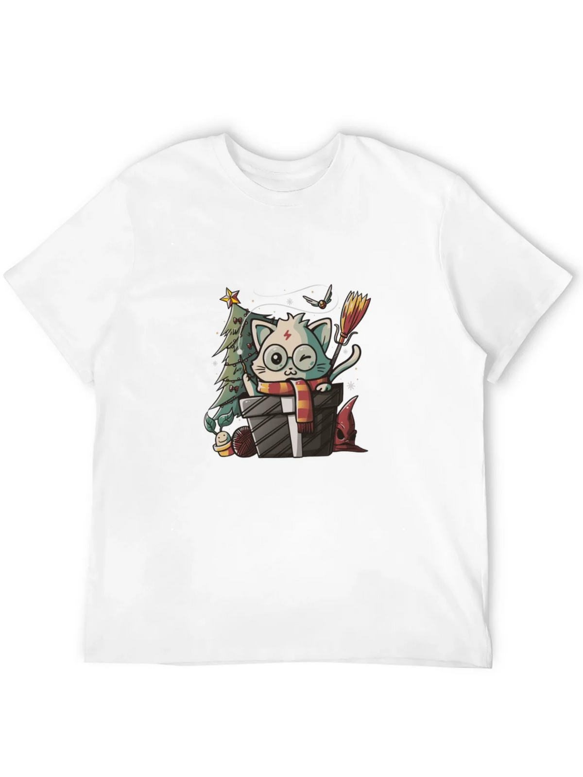 Harry Potter Christmas Cat T-Shirt product image 11