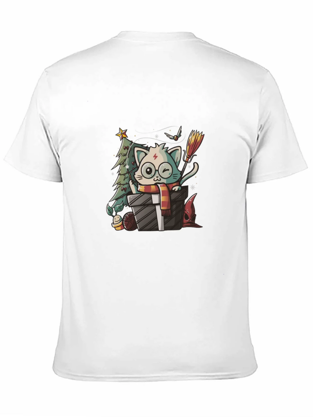 Harry Potter Christmas Cat T-Shirt product image 10