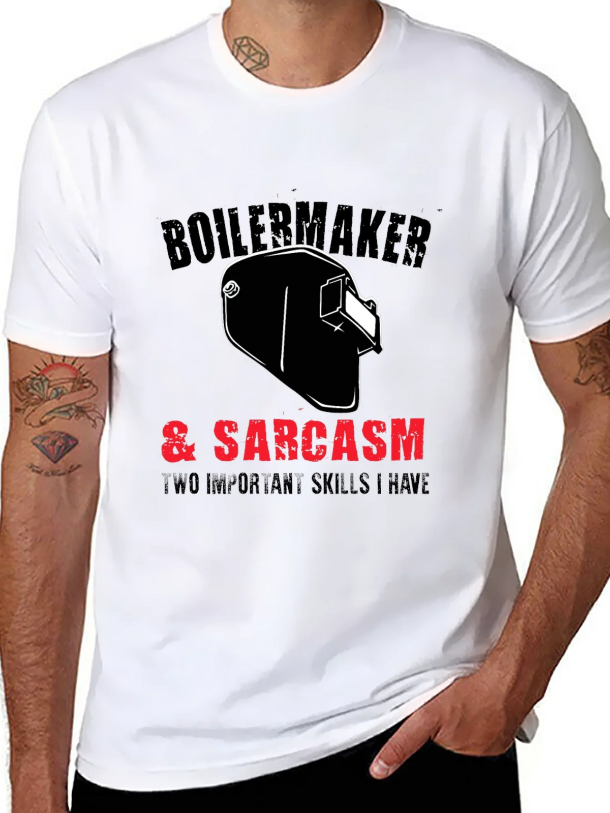 Boilermaker & Sarcasm Graphic T-Shirt product image 5