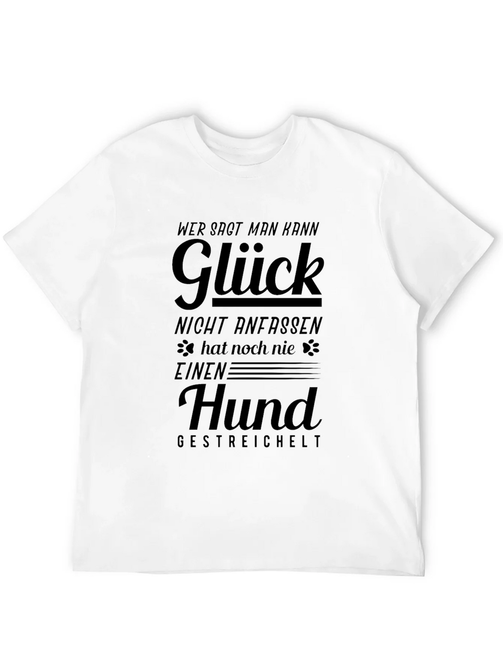 Glück Hund Black Graphic Tee product image 11
