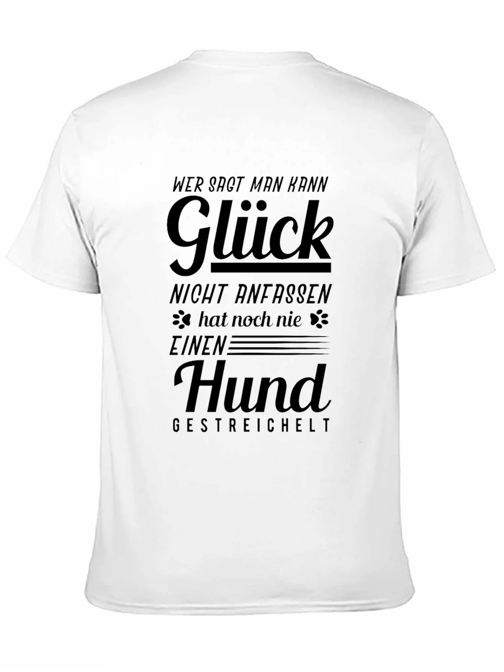 Glück Hund Black Graphic Tee product image 10