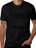 Glück Hund Black Graphic Tee product image 1