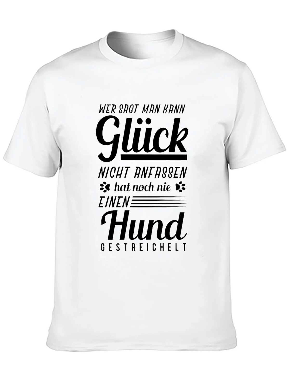 Glück Hund Black Graphic Tee product image 9