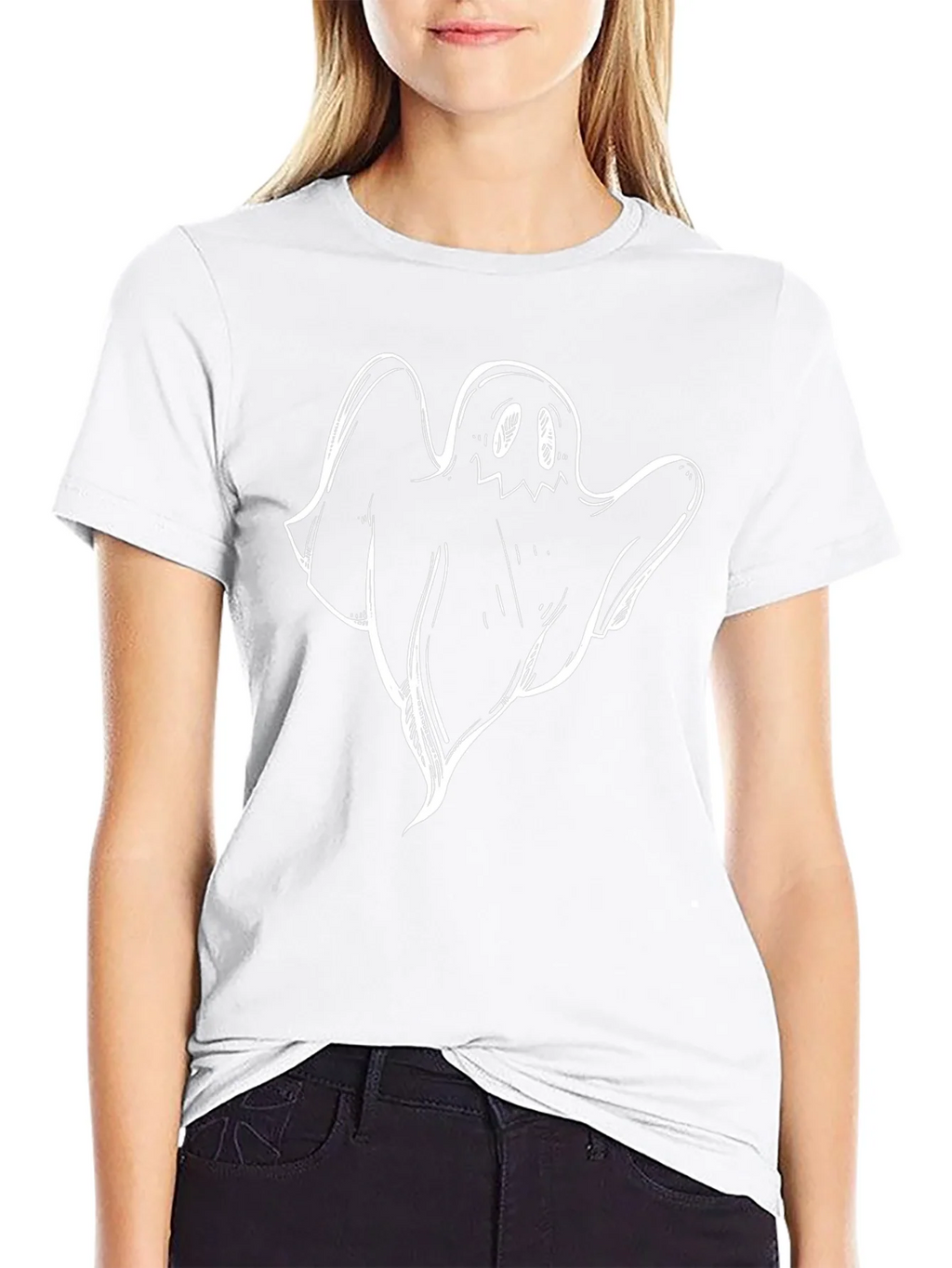 Spooky Ghost Graphic Tee - Halloween Ready! product image 8