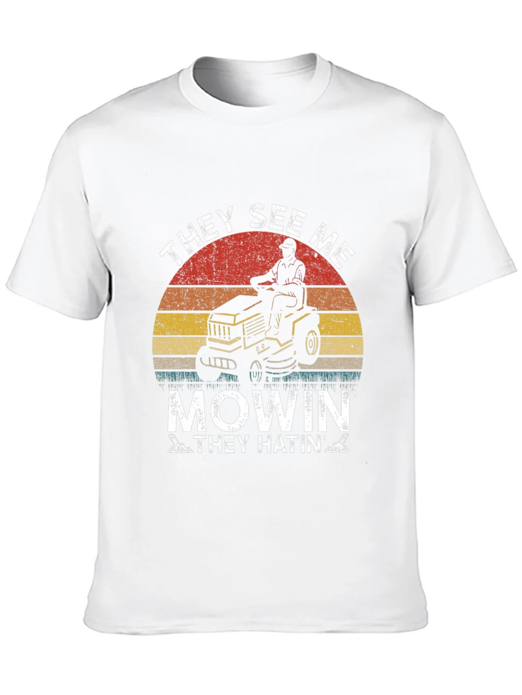 They See Me Mowin T-Shirt - Lawn Care Humor Tee product image 7