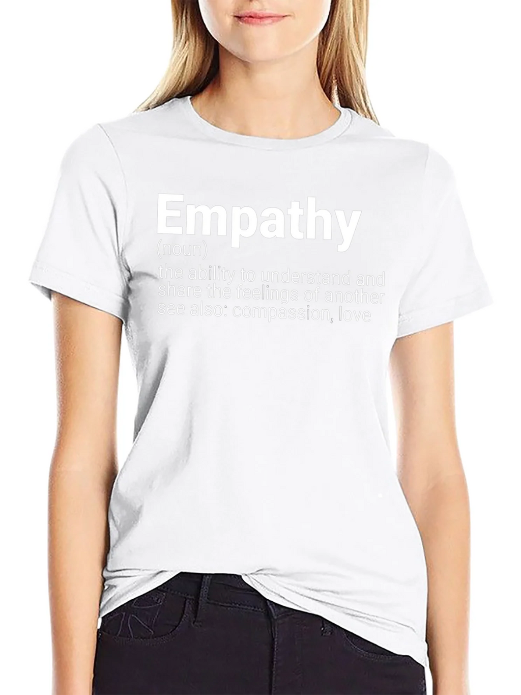 Empathy Definition Black T-Shirt product image 8