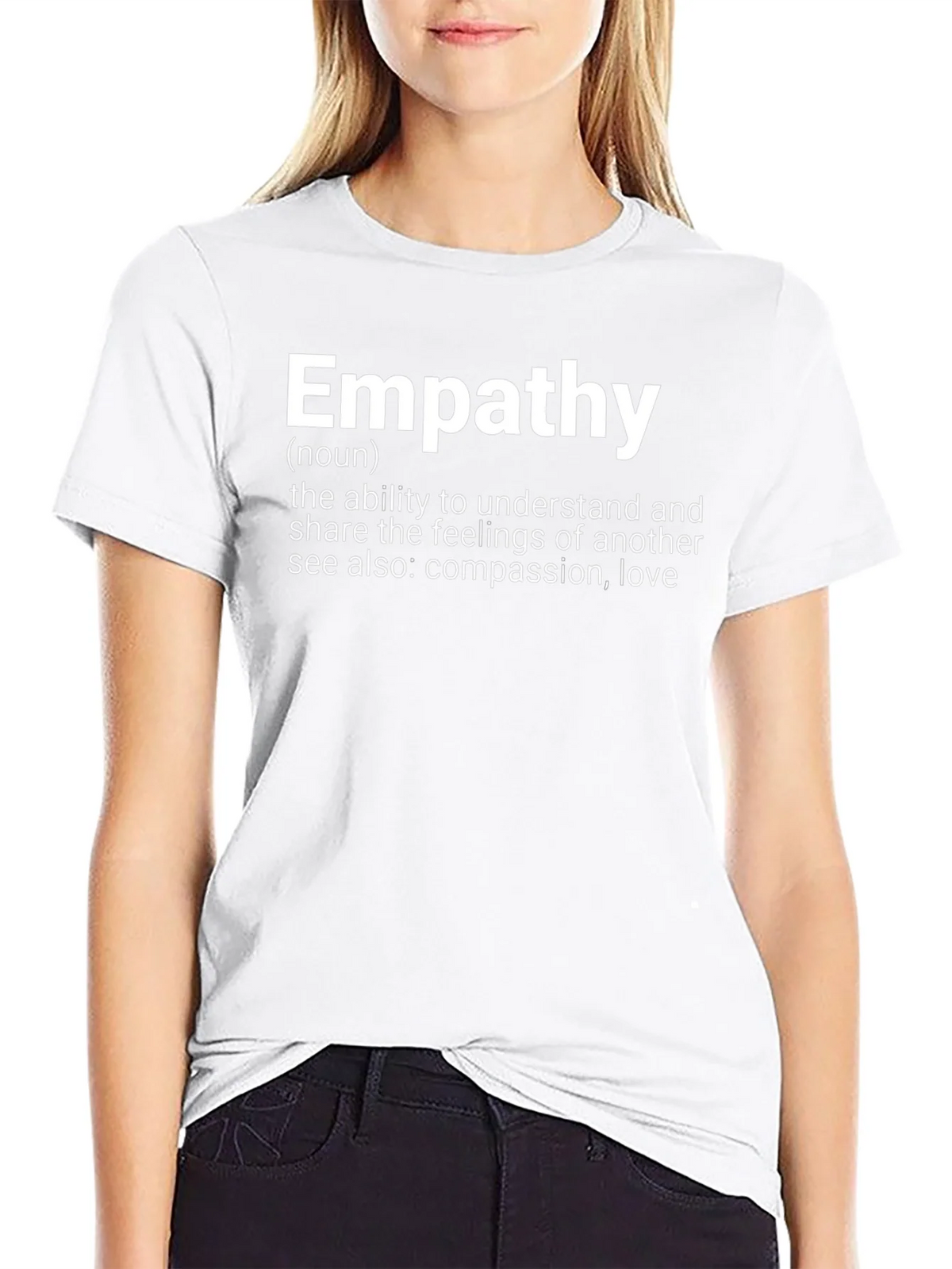 Empathy Definition Black T-Shirt product image 8