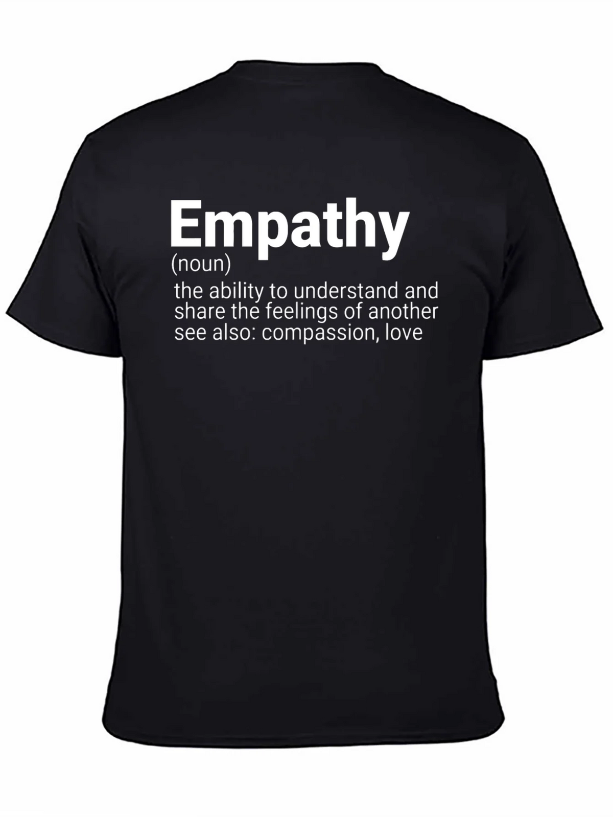Empathy Definition Black T-Shirt product image 4