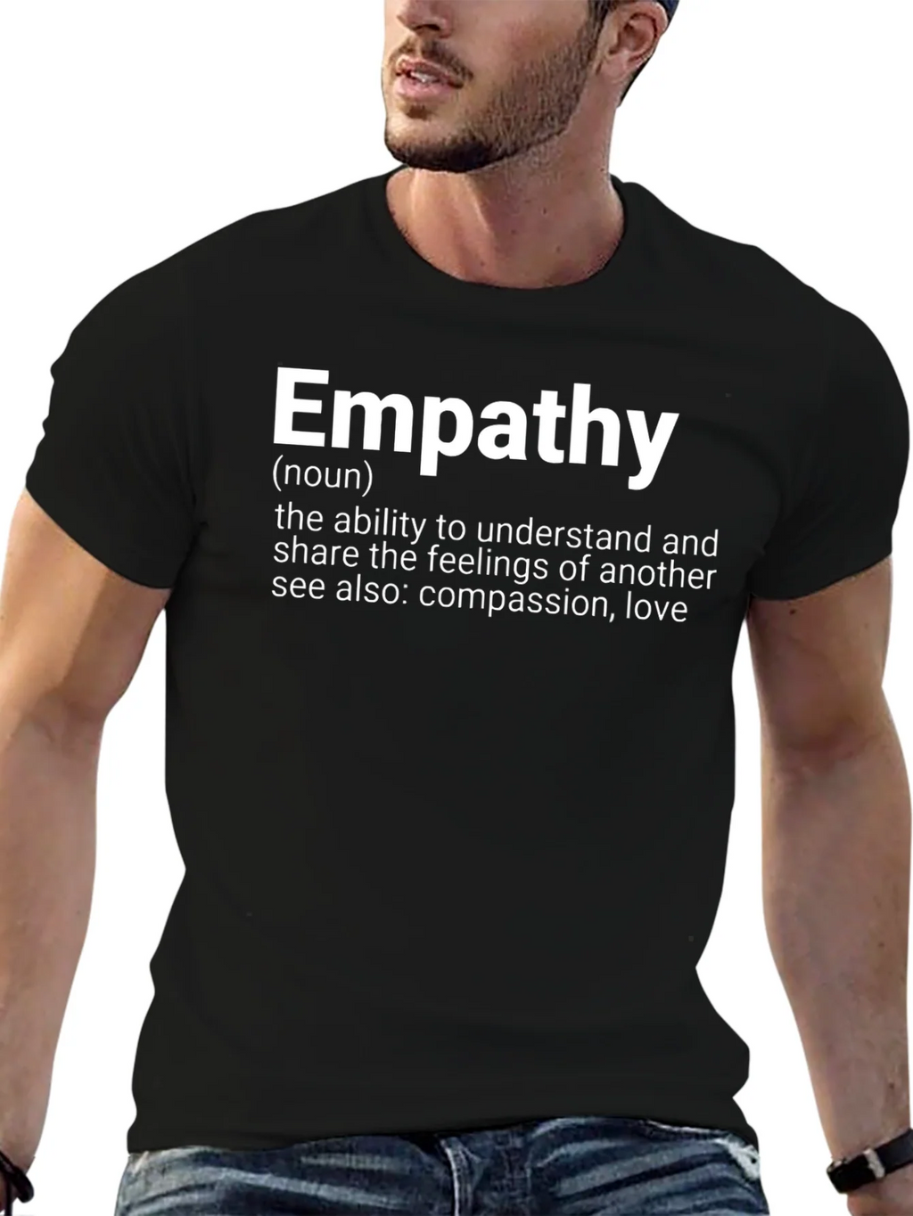 Empathy Definition Black T-Shirt product image 6