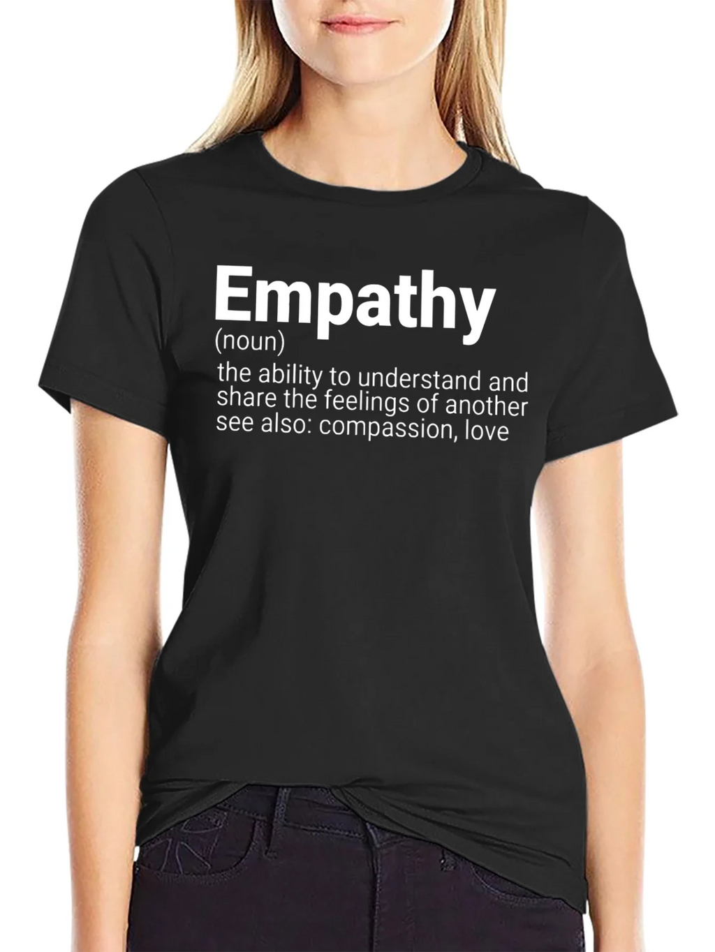 Empathy Definition Black T-Shirt product image 2