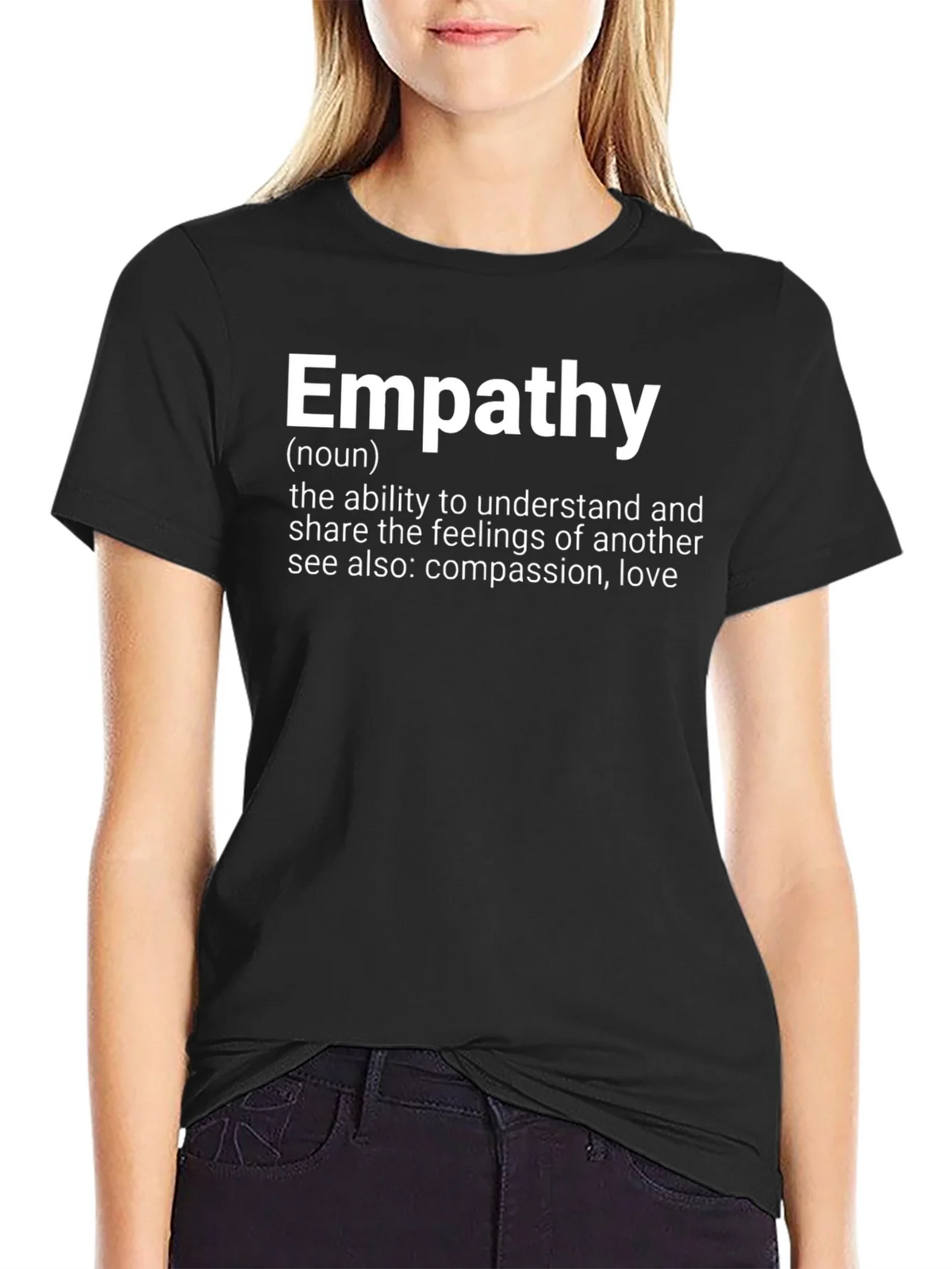 Empathy Definition Black T-Shirt product image 2