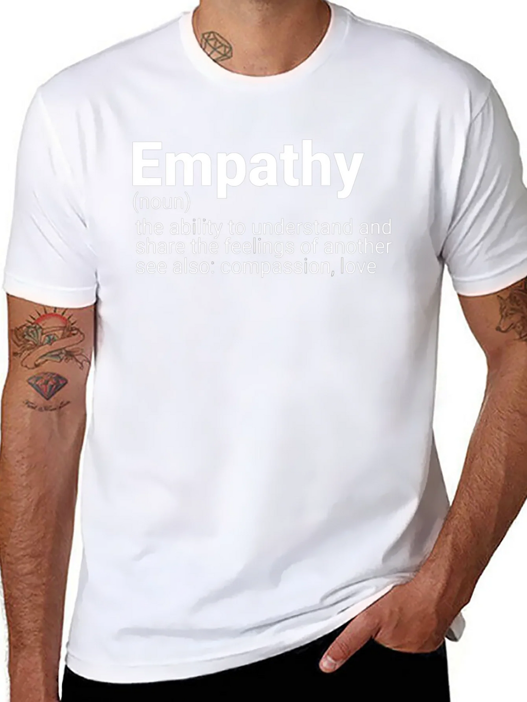 Empathy Definition Black T-Shirt product image 7
