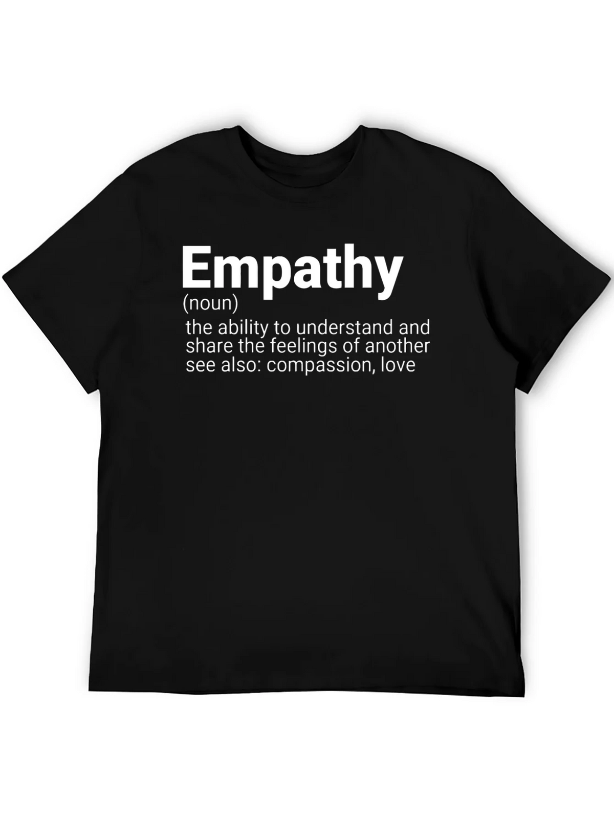 Empathy Definition Black T-Shirt product image 5